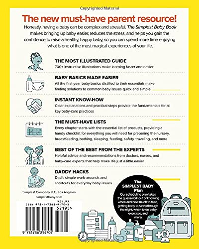 The Simplest Baby Book in the World: The Illustrated, Grab-and-Do Guide for a Healthy, Happy Baby - Stephen Gross (Author)…