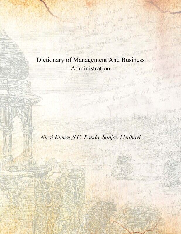 Dictionary of Management and Business Administration - Gyan Books (image 2)