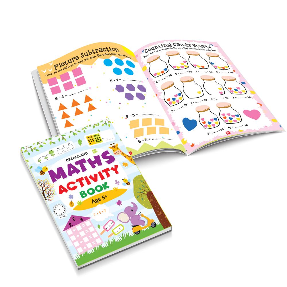 Dreamland Publications Maths Activity Books Pack- A Set of 3 Books - Activity Book for Children (image 5)