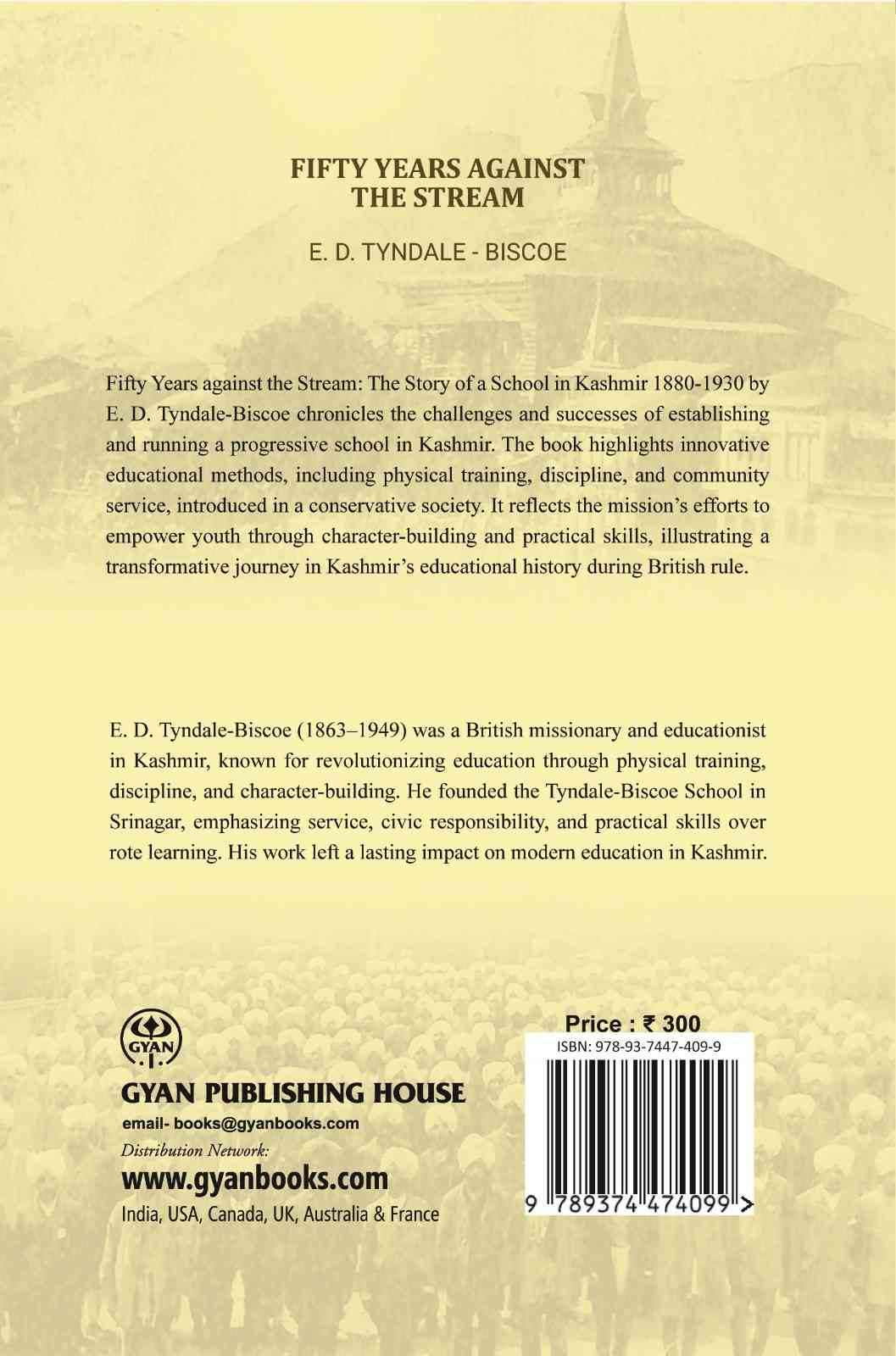 Fifty Years against the Stream: the story of a school in Kashmir 1880 - 1930 - Gyan Books (image 2)