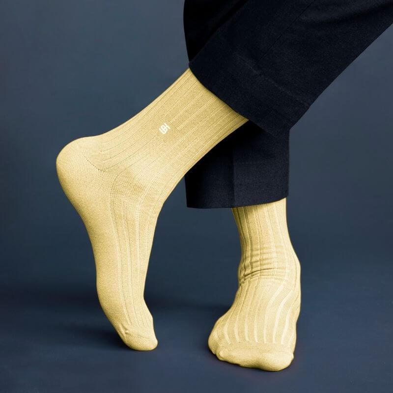 Socksoho Luxury Men Socks Cool Lemon Edition (image 3)