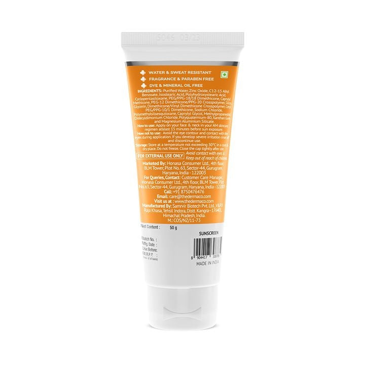 Ultra Light Zinc Mineral Sunscreen with SPF 50 For Broad Spectrum, UVA, UVB & Protection - 50g image 9