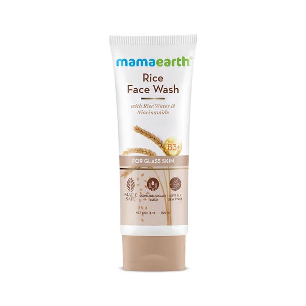 Rice Face Wash With Rice Water & Niacinamide for Glass Skin - 100 ml image 2