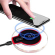 Wireless Charger with led Light Compatible for Phone x/Samsung Galaxy s9+/s9 and Other qi Enabled Devices (Wireless Charging Plate)