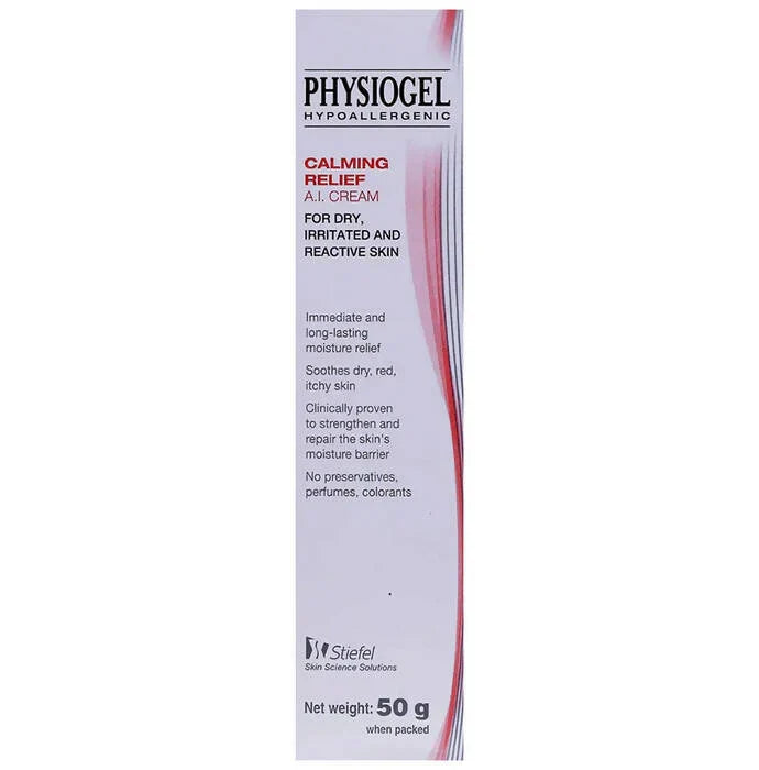 Physiogel Hypoallergenic Calming Relief A.I Cream -50 gm image 2