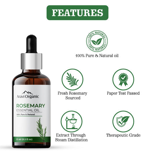 Aravi Organic Rosemary Essential Oil image 4