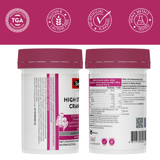 Swisse High Strength Cranberry - 30 Capsules image 4