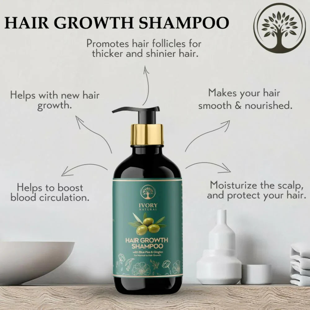 Ivory Natural Grey Hair Serum and Shampoo Combo - 200ml image 4