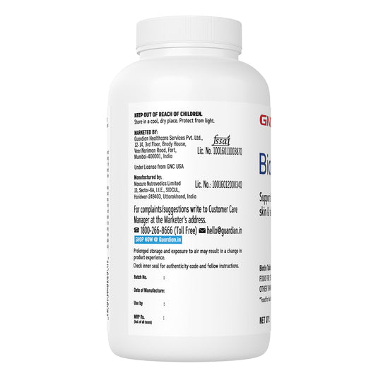 GNC Biotin 10,000mcg Reduces Hair Fall & Promotes New Hair Growth image 3