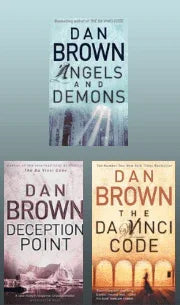Angels and Demons, Deception Point, The Da Vinci Code (Dan Brown old paperback Special combo)