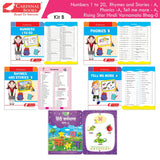 Cardinal Books Preschool Learning Junior KG (LKG) Kit C Set of 16| Ages 4-5 Years| Alphabet| Number| Rhymes and Stories…