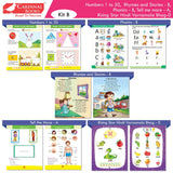Cardinal Books Preschool Learning Junior KG (LKG) Kit C Set of 16| Ages 4-5 Years| Alphabet| Number| Rhymes and Stories…