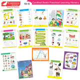 Cardinal Books Preschool Learning Junior KG (LKG) Kit C Set of 16| Ages 4-5 Years| Alphabet| Number| Rhymes and Stories…