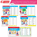 Cardinal Books Preschool Learning Senior KG (UKG) Kit D Set of 16| Cursive Alphabet| Number|Rhymes and Stories| Phonic|Ages…