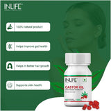 INLIFE Castor Oil Supplement - 60 tabs image 2