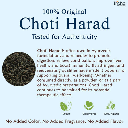 Triphal Choti Harad Kali - Small Black Himej image 3