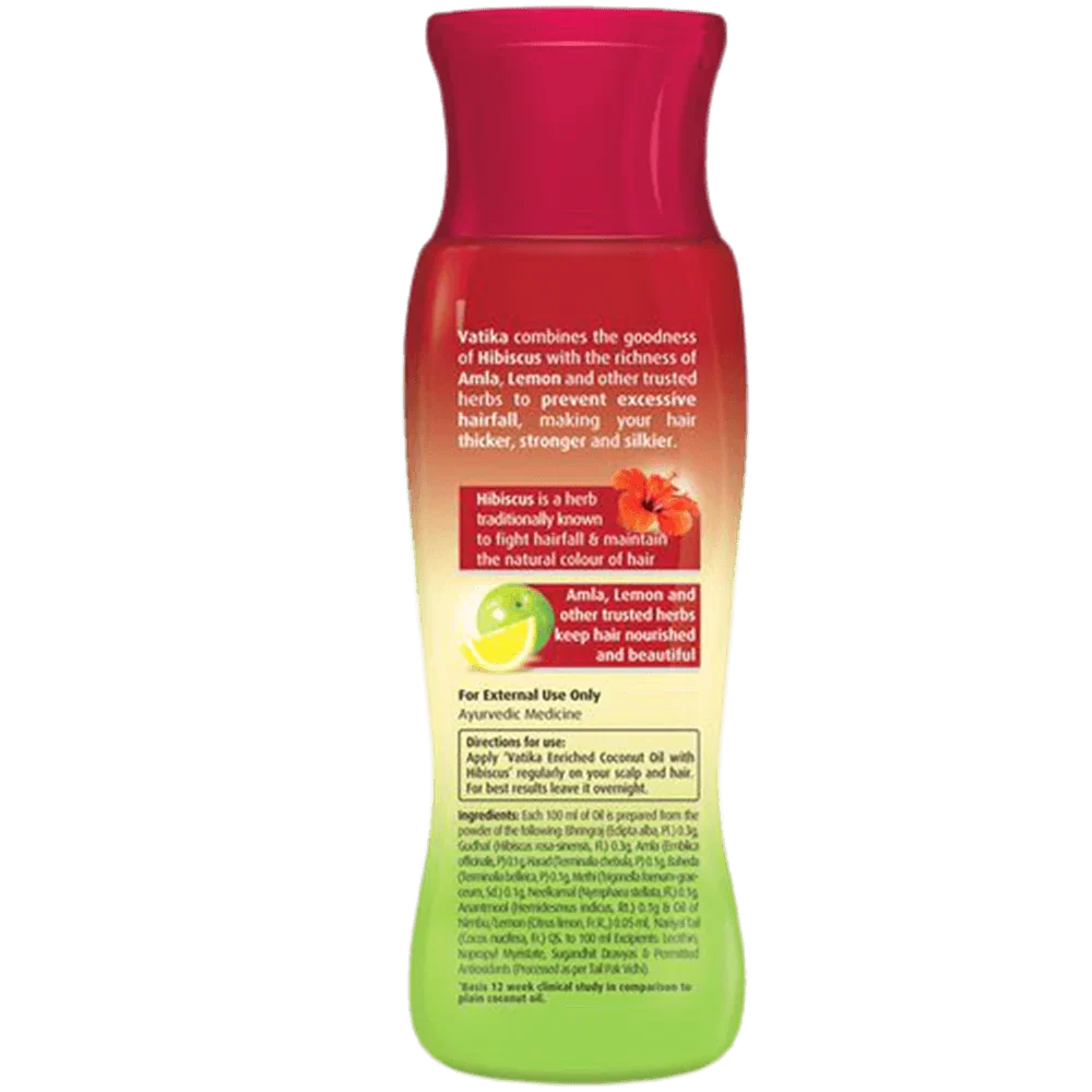 Dabur Vatika Enriched Coconut Hair Oil with Hibiscus -150 ml image 3