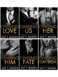 (Combo of 6 ) Chasing Love Series (Dark Love Series) (Paperback) by Kat T. Masen