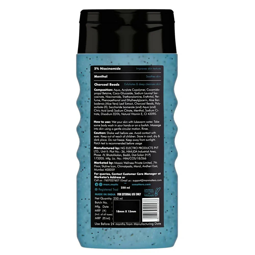 Man Matters Charcoal Body Wash -250 ml image 2