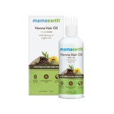 Mamaearth Henna Hair Oil with Henna & Coffee Oil Premature Greying - 150ml image 2