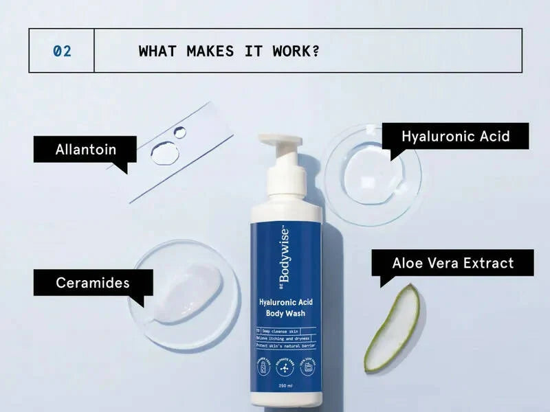 BeBodywise Hyaluronic Acid Body Wash -250 ml image 2