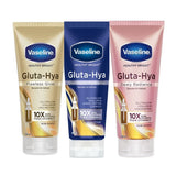 Vaseline Gluta Hya/ Serum Dewy Radiance/Overnight Radiance-Combo -200ml
