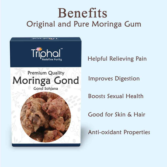 Triphal Moringa Gum - Gond Sohjana - Phool Supari image 2