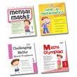 Grade 1 Comprehensive Learning with Mathematics Workbooks Set of 4 Ages 6-7 Years: Gear Up Math, Mental Math, Olympiad, and…