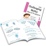 Grade 1 Comprehensive Learning with Mathematics Workbooks Set of 4 Ages 6-7 Years: Gear Up Math, Mental Math, Olympiad, and…