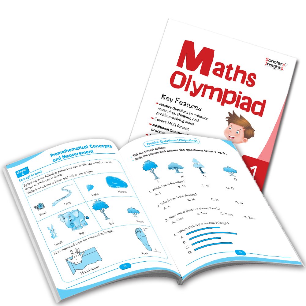 Grade 1 Comprehensive Learning with Mathematics Workbooks Set of 4 Ages 6-7 Years: Gear Up Math, Mental Math, Olympiad, and…