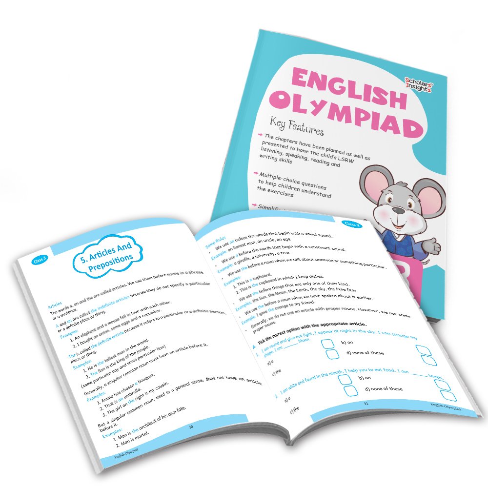 Grade 3 Ultimate English Combo Practice Workbooks Set of 4: Grammar, Writing Skills, Olympiad Prep, and Gear Up English…