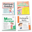 Grade 3 Comprehensive Learning with Mathematics Workbooks Set of 4 Ages 8-9 Years: Gear Up Math, Mental Math, Olympiad, and…
