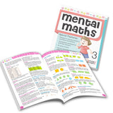 Grade 3 Comprehensive Learning with Mathematics Workbooks Set of 4 Ages 8-9 Years: Gear Up Math, Mental Math, Olympiad, and…