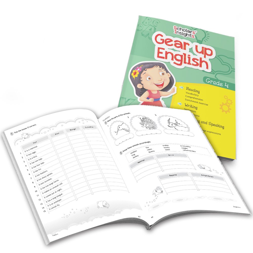 Grade 4 Ultimate English Combo Practice Workbooks Set of 4: NEP Based Interactive Grammar & Writing Skills, Olympiad Prep…