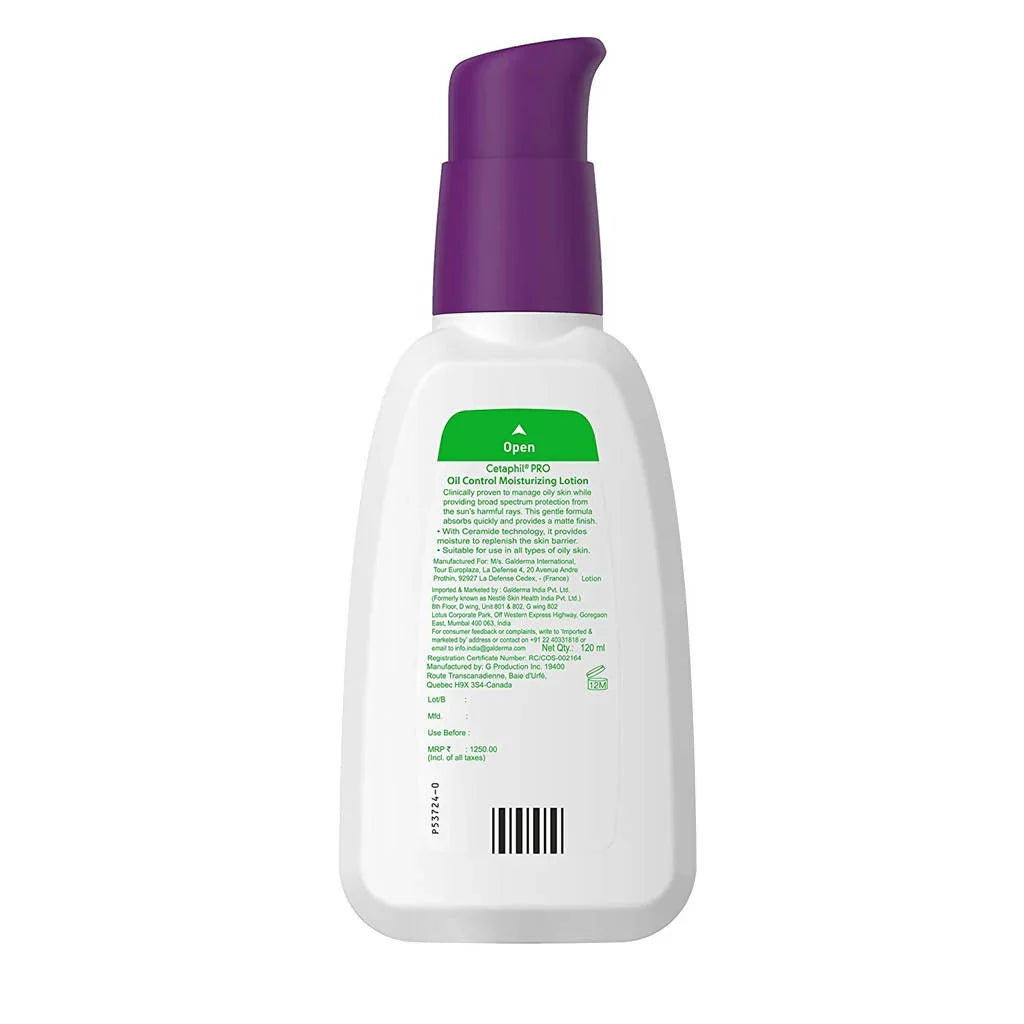 Cetaphil Pro Oil Control Moisturizing Lotion -120 ml image 3