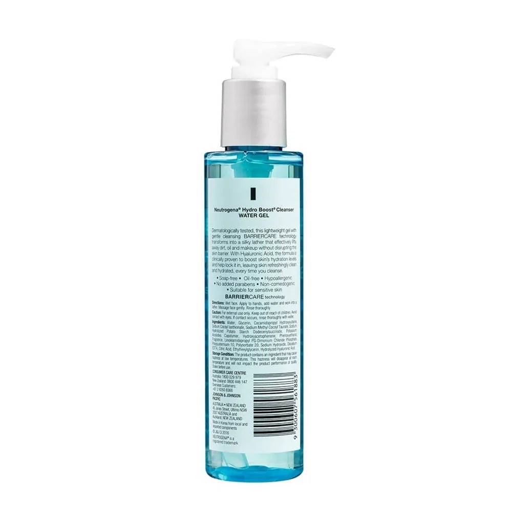Neutrogena Hydro Boost Cleanser Water Gel -145 ml image 2