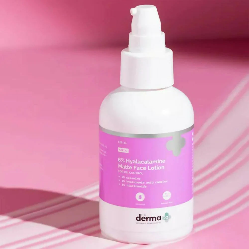 The Derma Co 6% Hyalacalamine Matte Face Lotion -120 ml image 2
