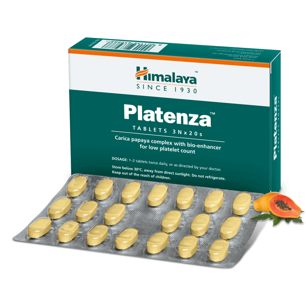 Himalaya Herbals Platenza Tabs - 60 tabs