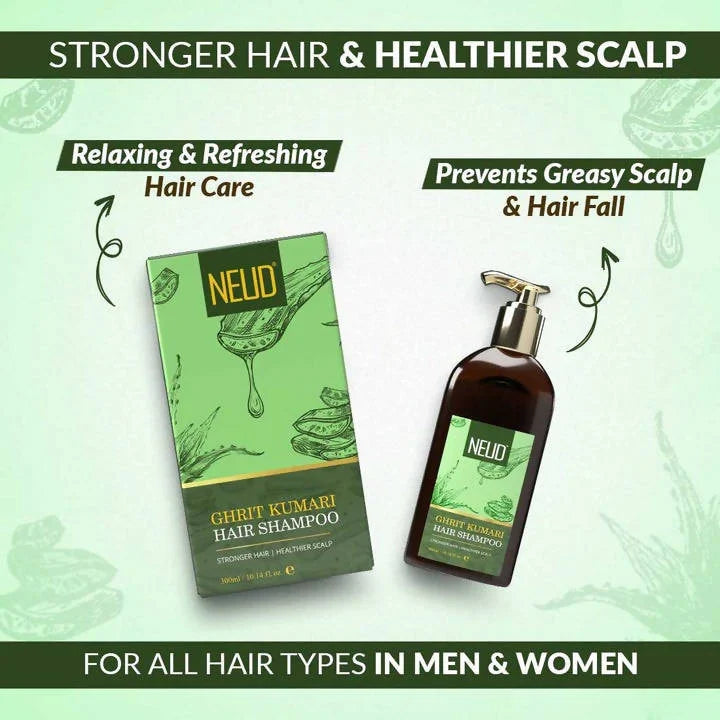 Neud Ghrit Kumari Hair Shampoo -300 ml image 2