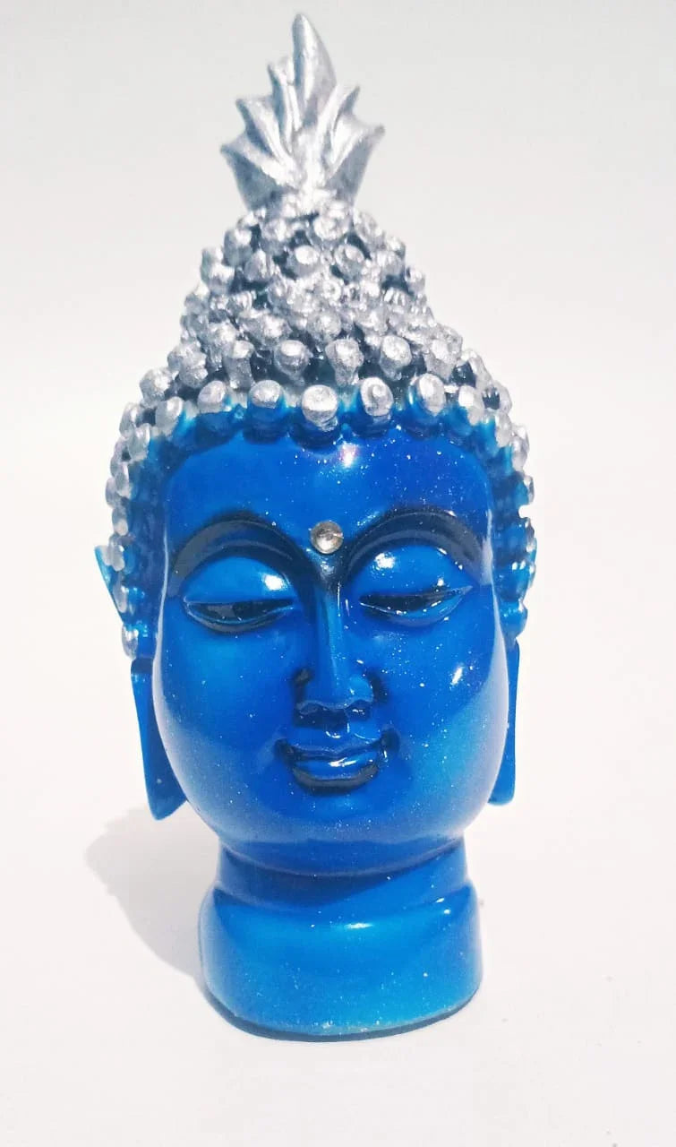 Polyresin Buddha Head Figurine