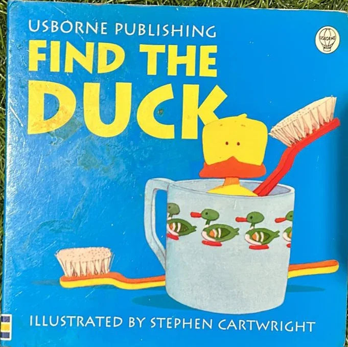 Find the Duck by Stephen Cartwright - old boardbook