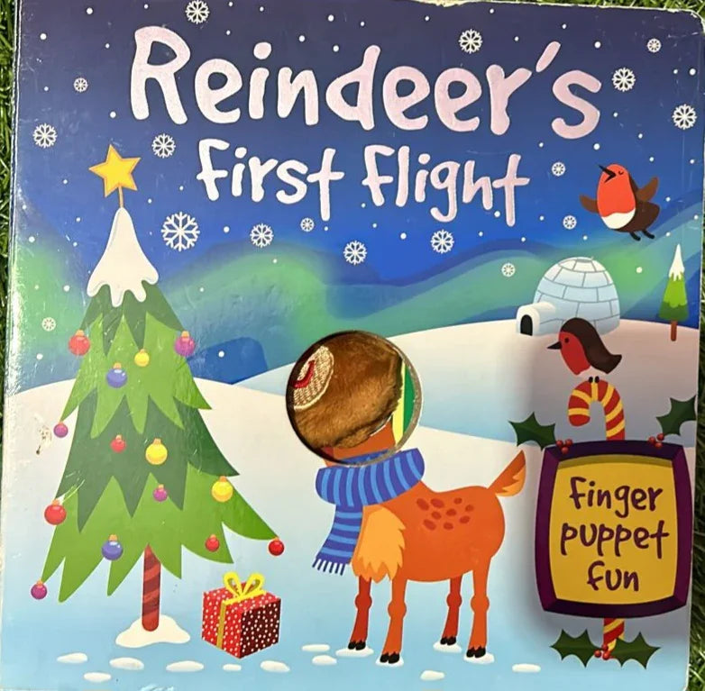 Reindeer First Flight - old boardbook