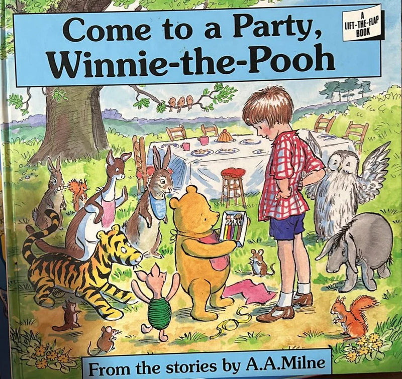 Come to a Party Winnie-the-Pooh - old hardcover