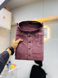 Silk Kurta Pajama For Men’s Wedding Wear Fancy Kurta image 3