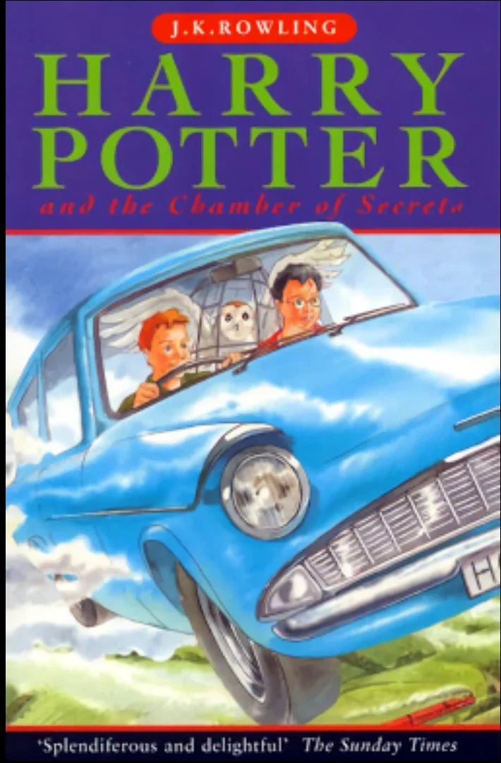 Harry Potter & Chamber of Secrets (Part-2) (Old Paperback)-UK Edition