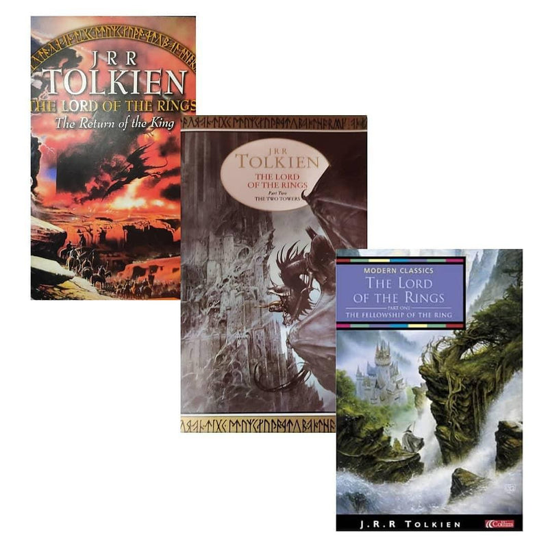 J.R.R Tolkien Books Combo (Set of 3) (Old Paperback)