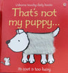 That's Not My Puppy (Usborne touch and feel board book) (Preloved, Almost New)