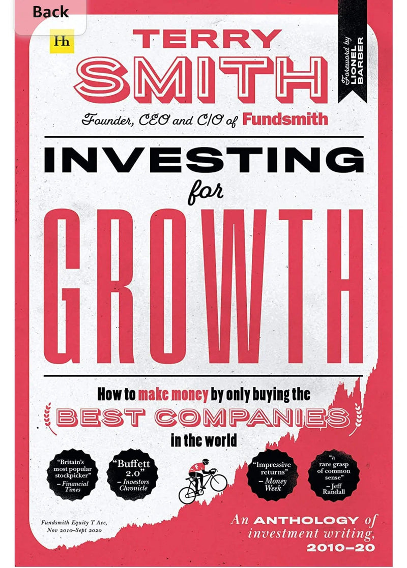 Investing for Growth by Terry Smith (Paperback)