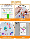 8 Colors Doodle Pen Children's Colorful Marker Pen Magical Water Painting Pen Easy -To-Wipe Dry Erase Whiteboared Pen Doodle Water Floating Pen