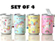 Unicorn Mini Wet Wipes Tin pack of 4